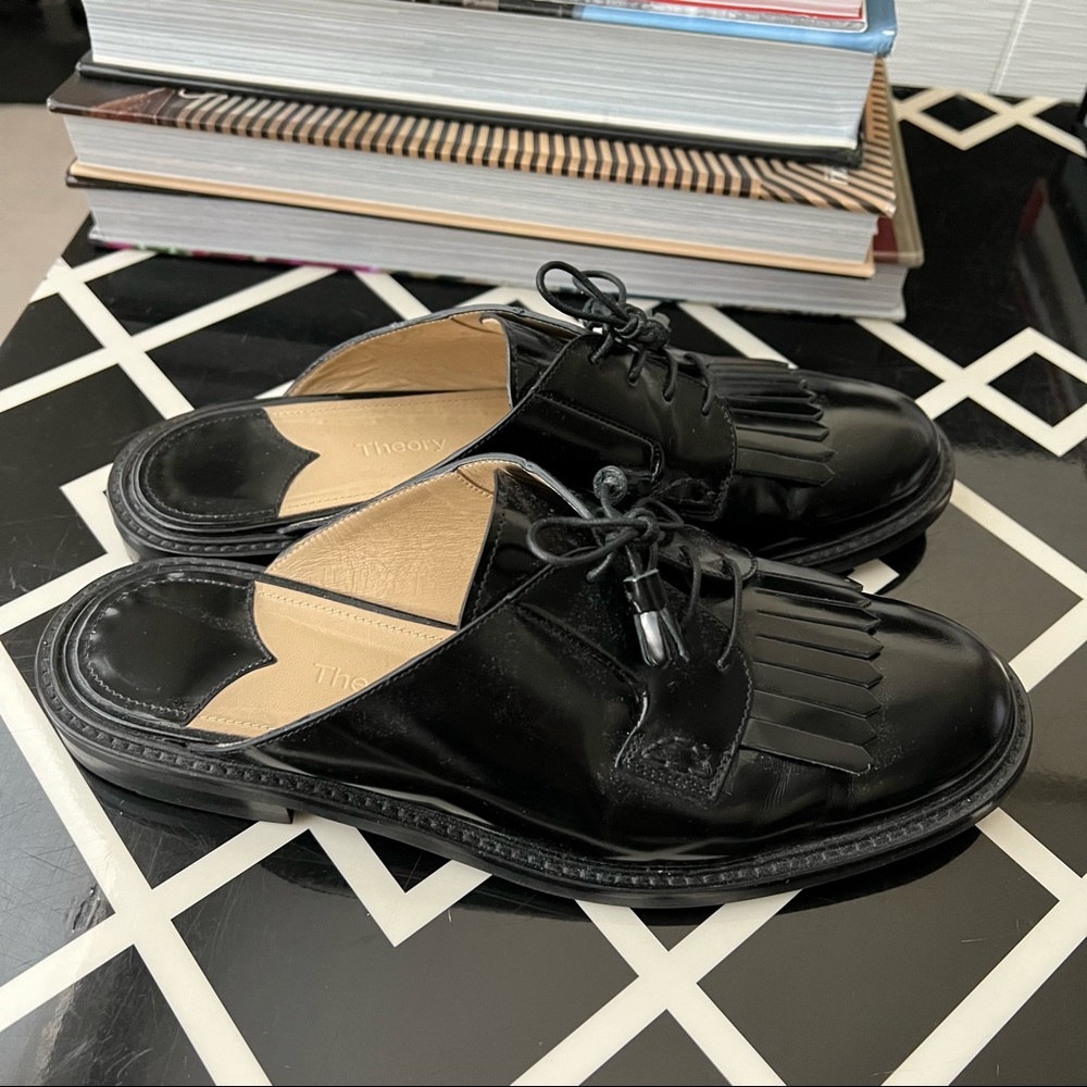 Theory - Tassel Mules